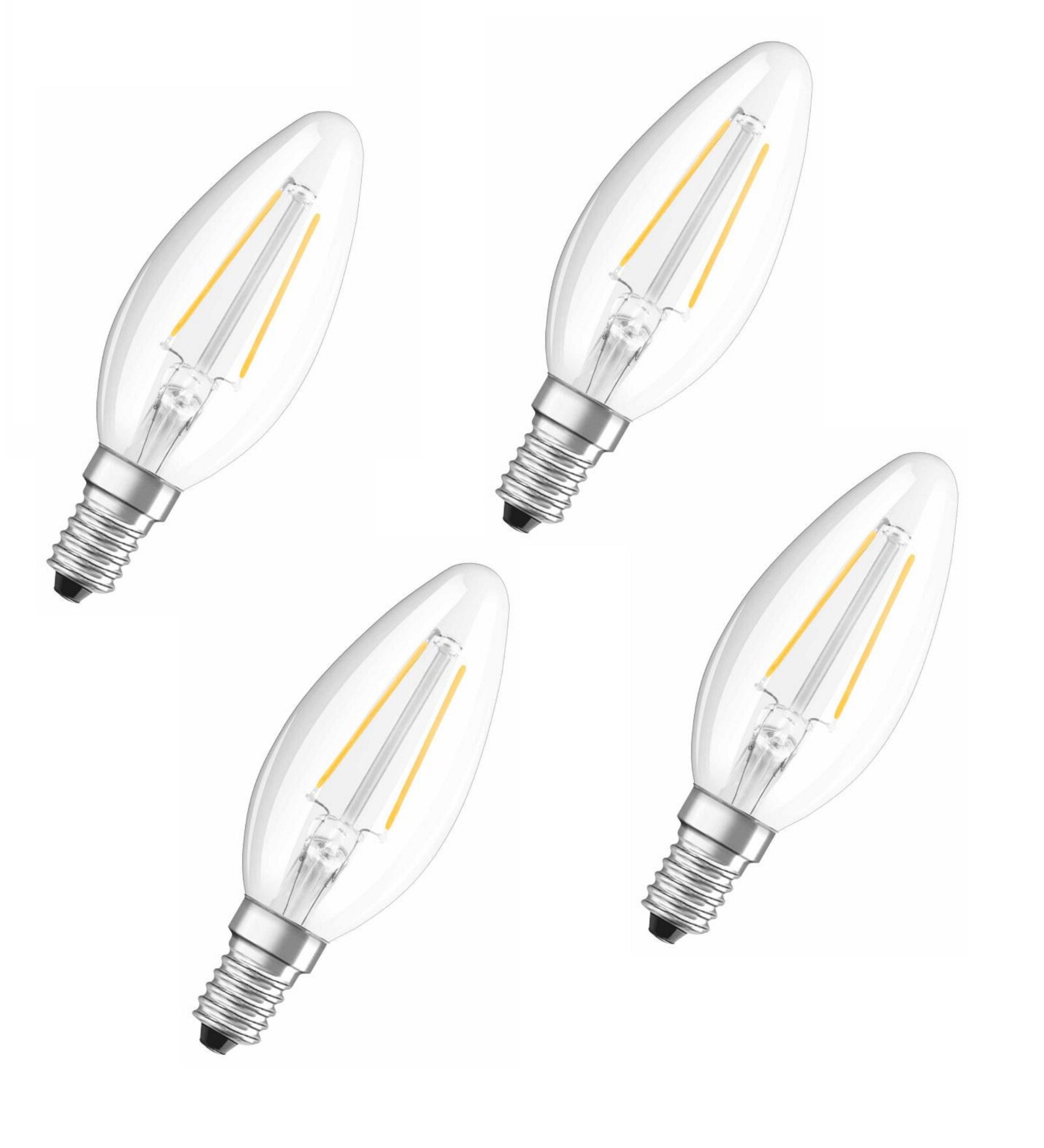 Twig 3 Watts E14 Holder Filament Bulb (Set of 4)