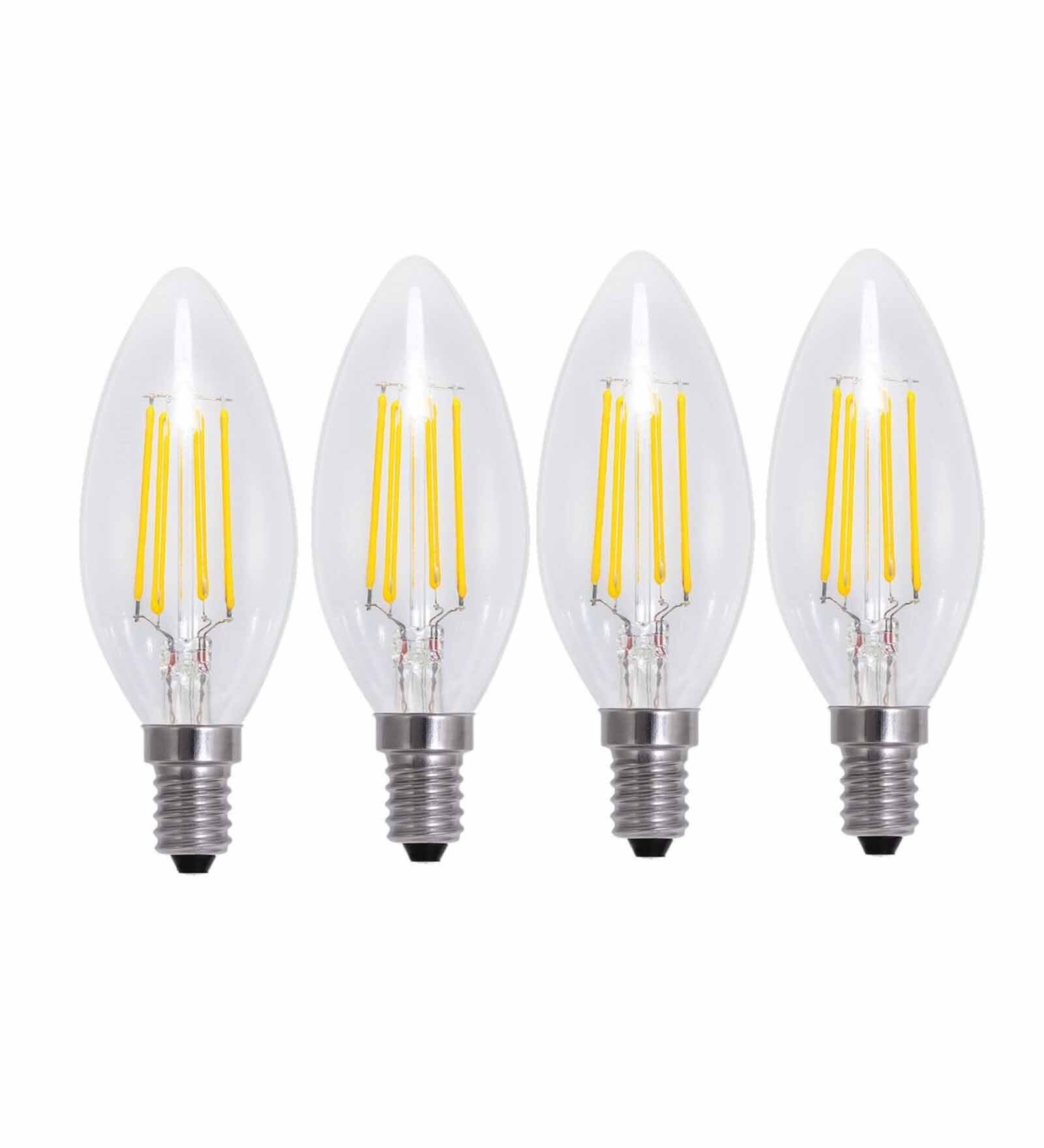 Yoshie 6 Watts E14 Holder Filament Bulb (Set of 4)
