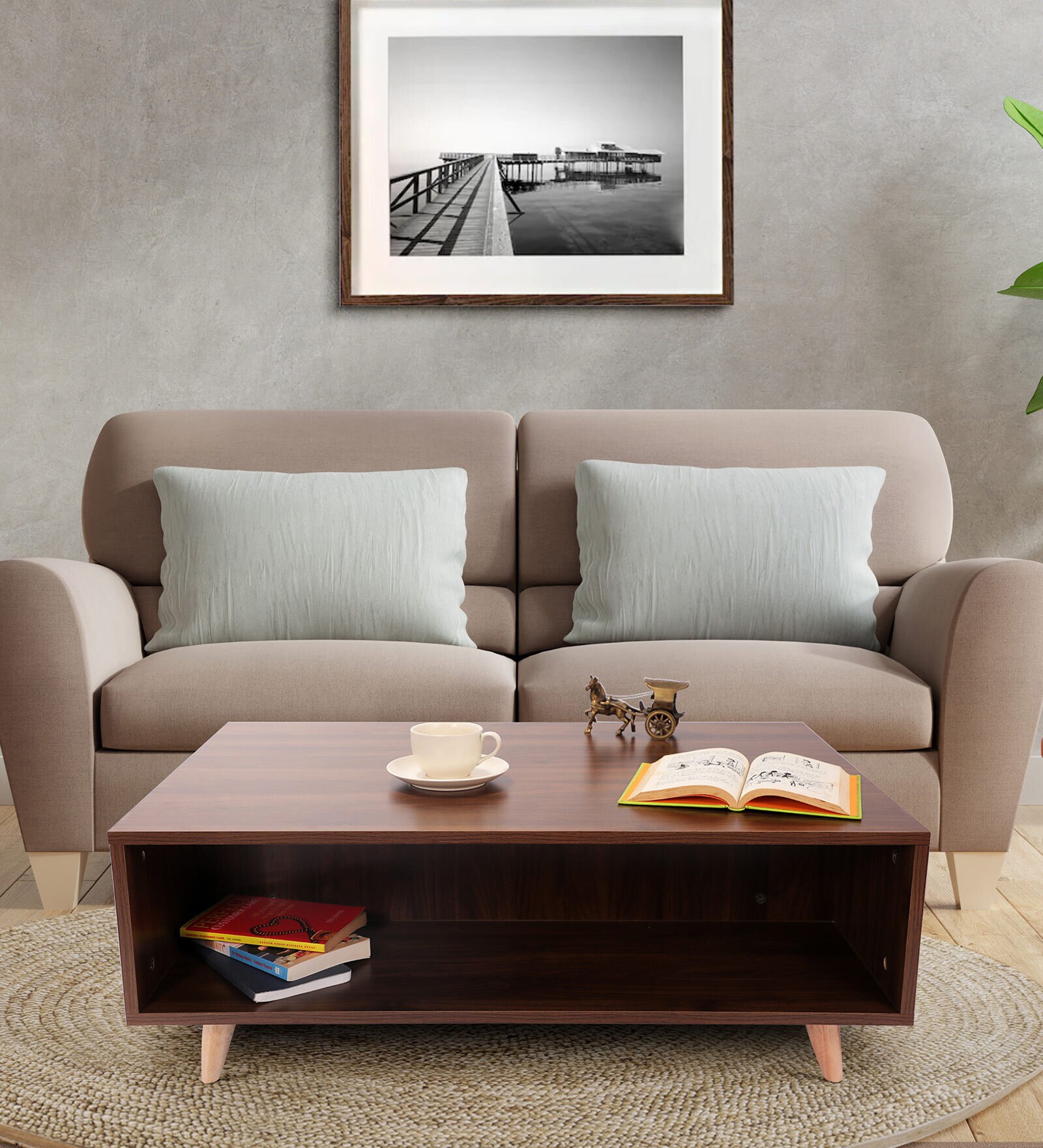 Legion Coffee Table in Columbian Walnut Finish