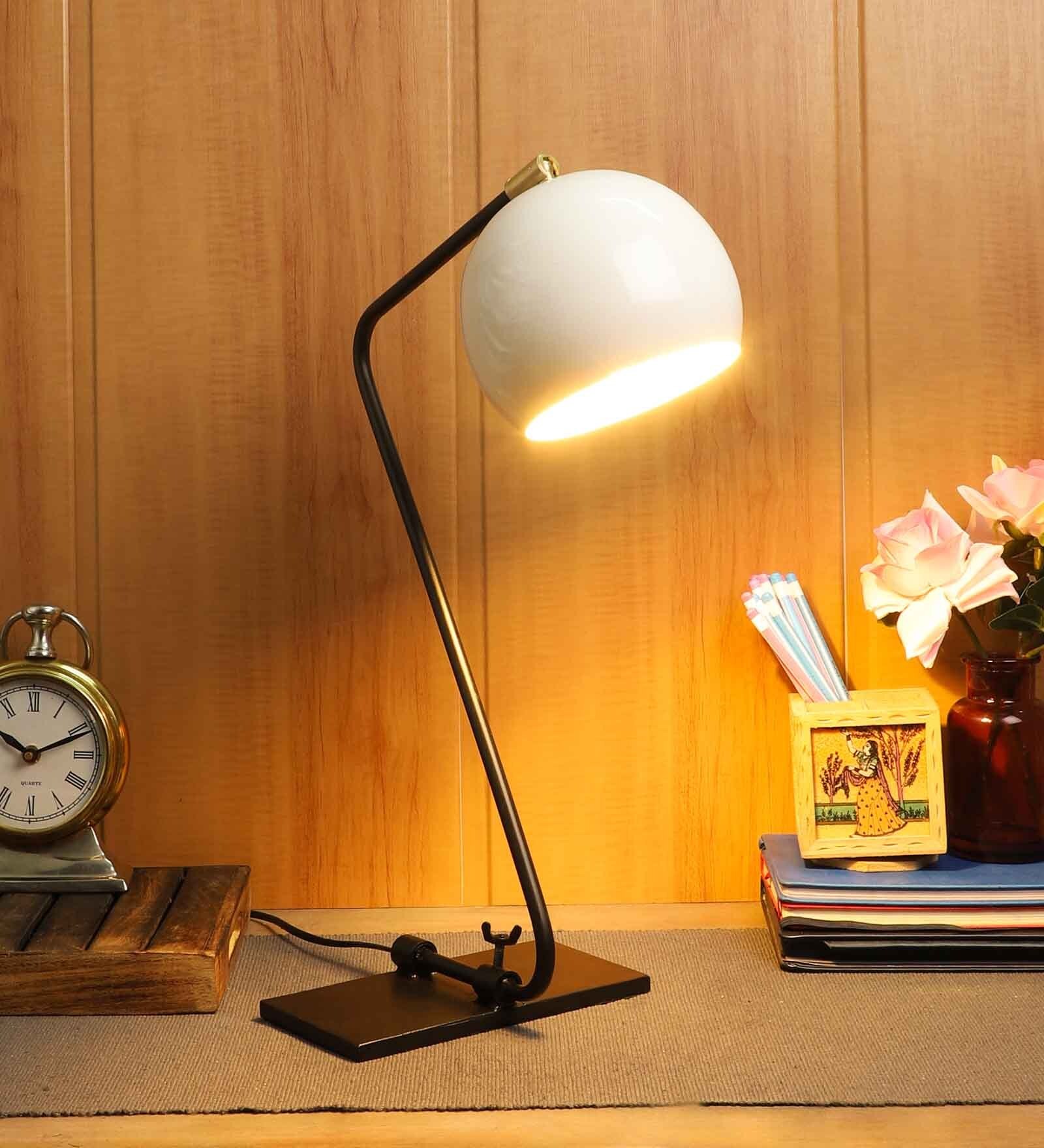 Buy Modern Black Adjustable Study Lamp With Iron Base at 39 OFF by