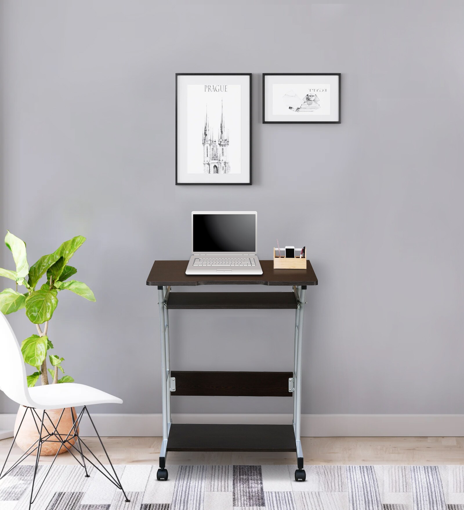 Buy Leo Computer Table in Wenge Finish at 30 OFF by Nilkamal Pepperfry