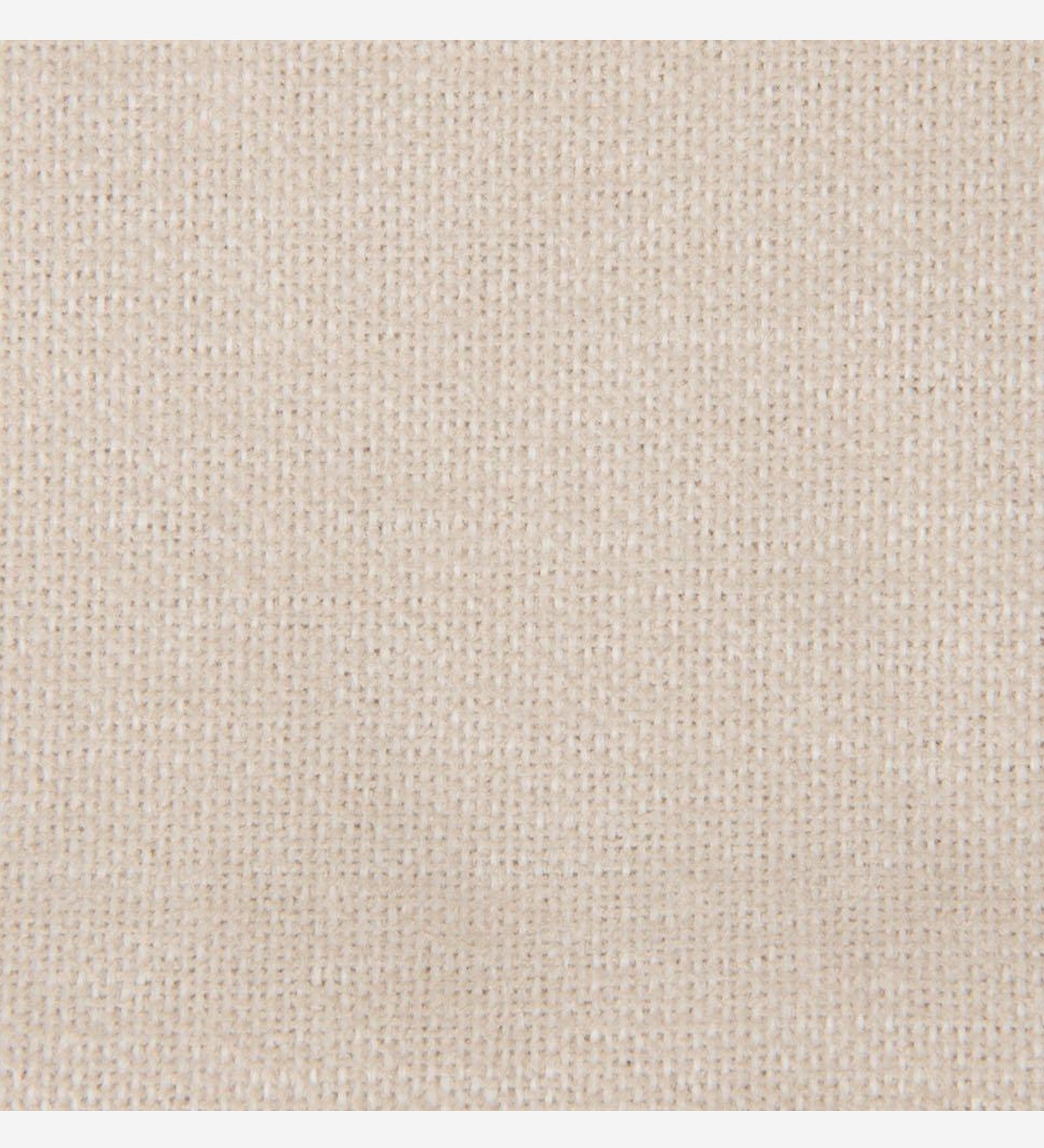 Leona Chenille Fabric 1 Seater Sofa in Cream Colour