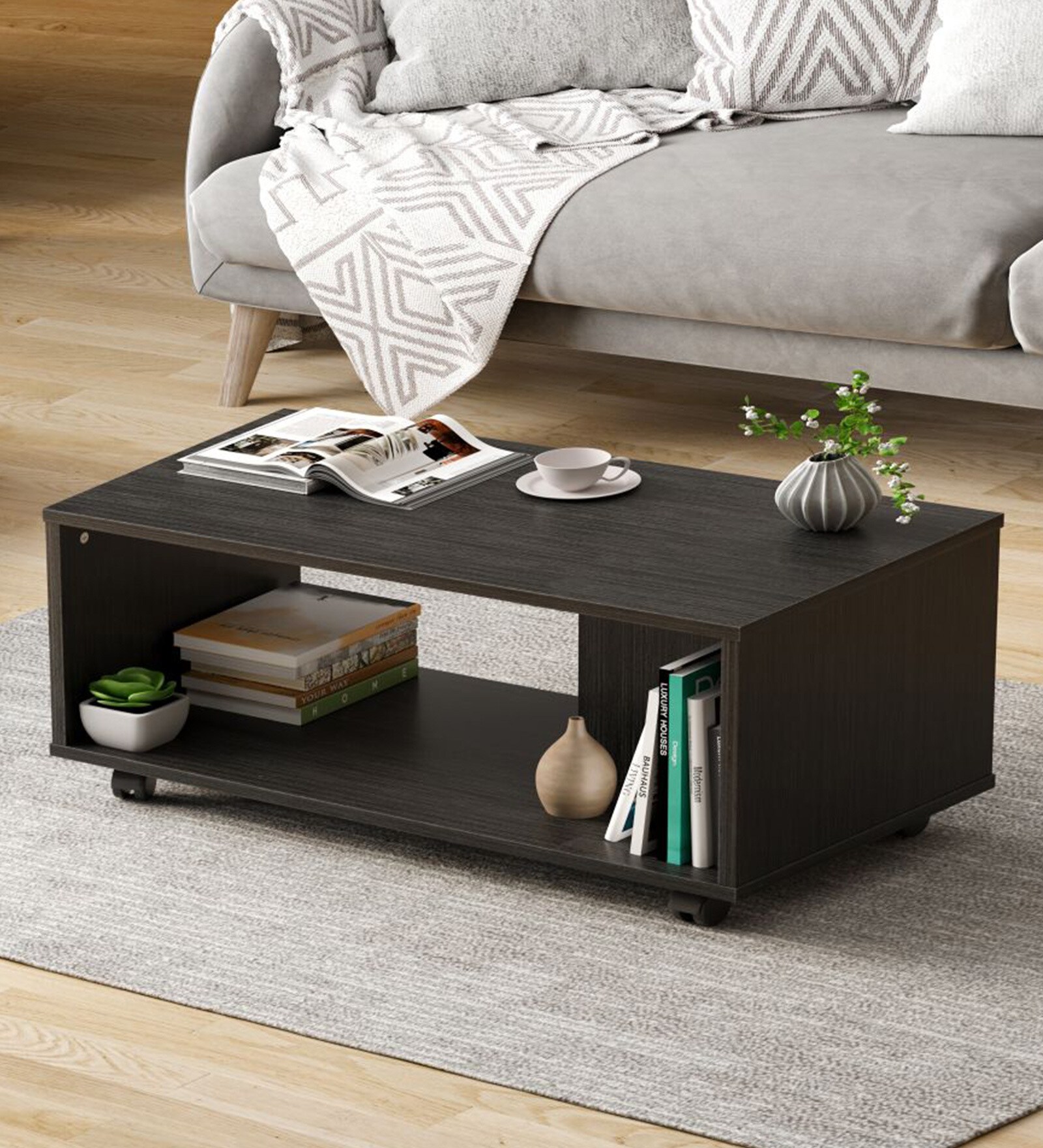 Buy Leonis Coffee Table In Wenge Colour at 25 OFF by Wakefit Pepperfry