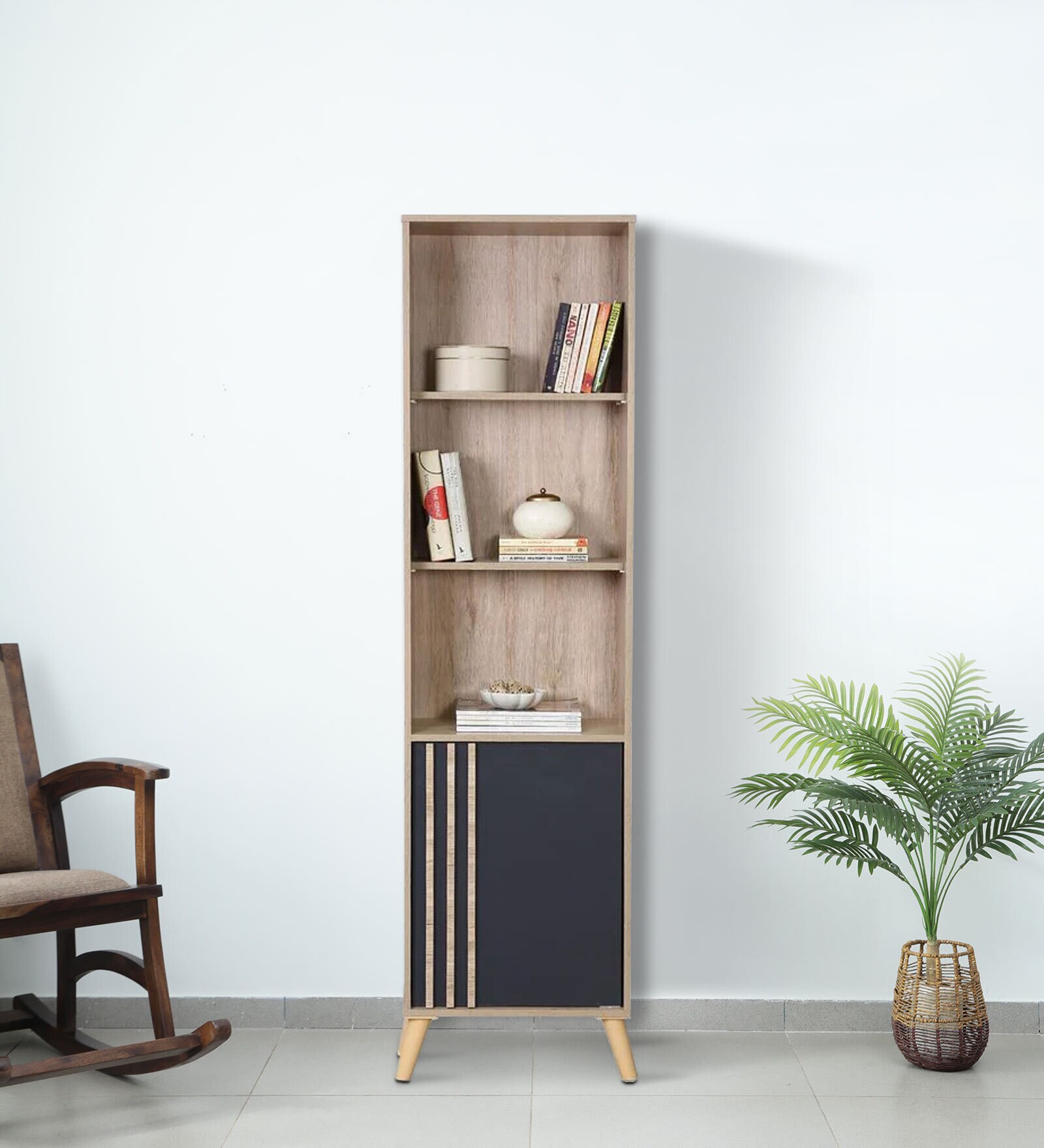 Leticia Book Shelf In Natural Finish
