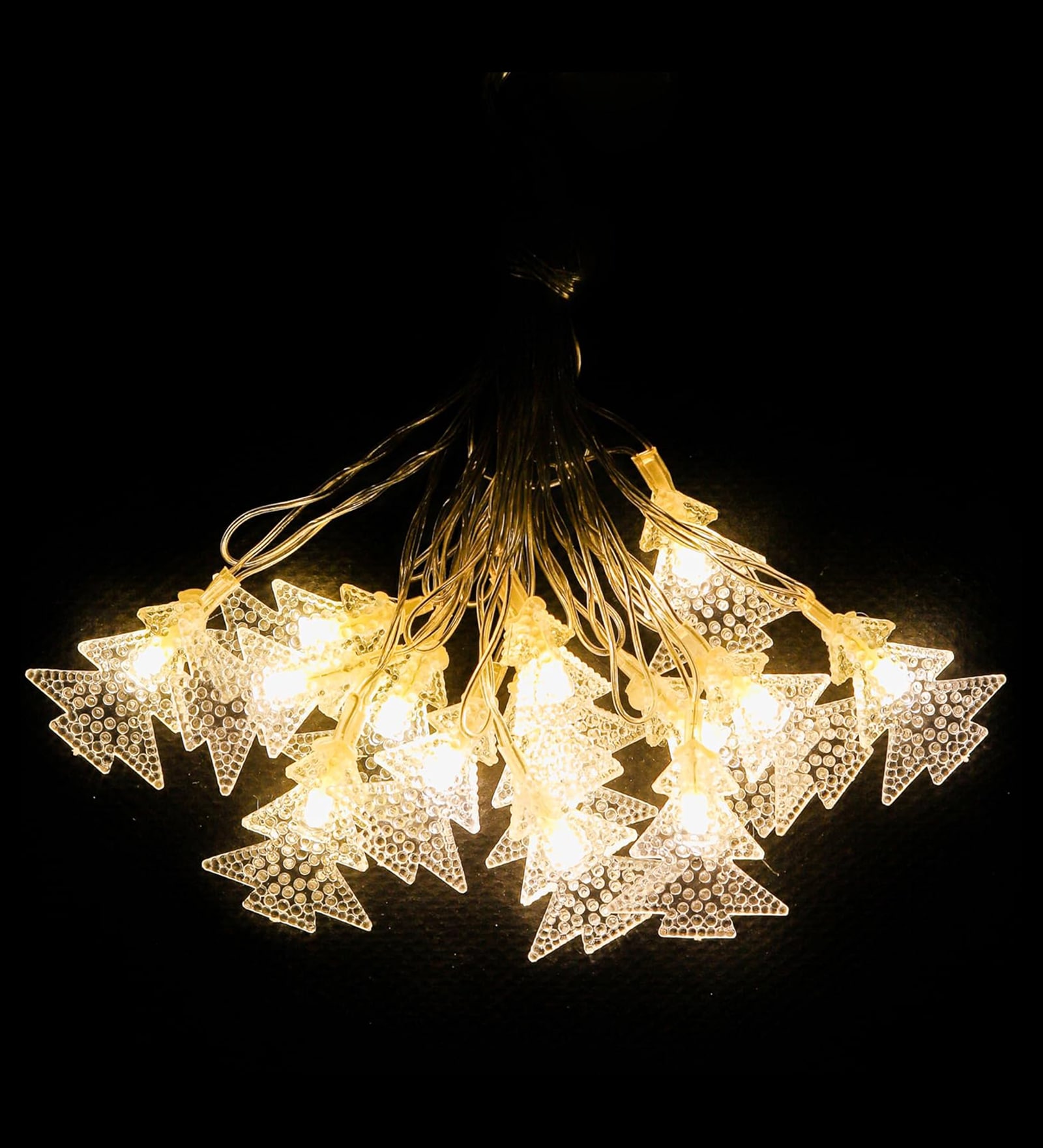 Warm White Icicle LED String Lights 14 LED 4 Meter