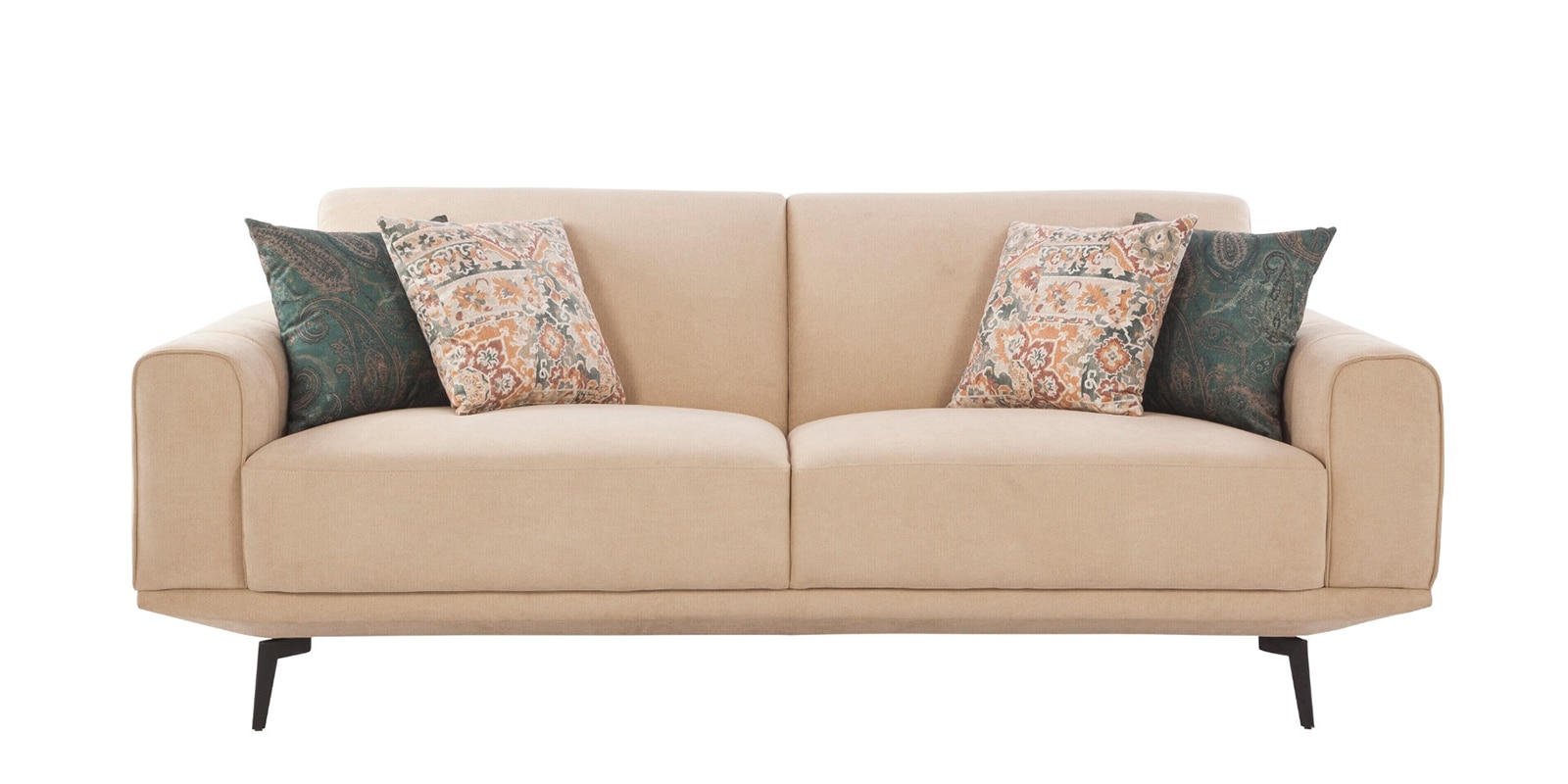 Buy Lebanon Fabric 3 Seater Sofa in Beige Colour at 30% OFF by Urban ...