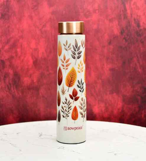 Leaf Elixir Copper Bottle