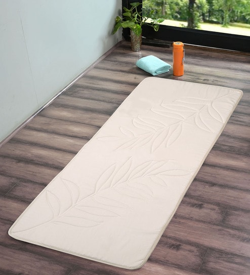 Ivory Leaf Micro Yoga Mat