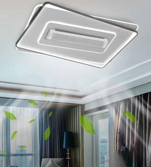 LED Chandelier Ceiling Fan with Hidden Fan