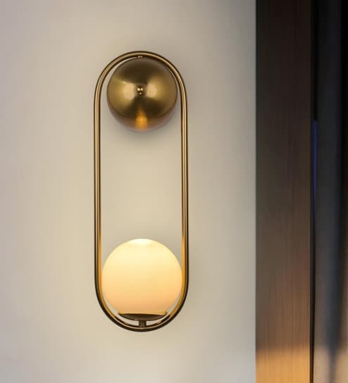 Leo Modern Wall Lamp | 3 Light Modes (Warm, Natural & Cool White) | E27 Bulb Socket | Decorative LED Wall Light for Living Room, Bedroom, and Bedside