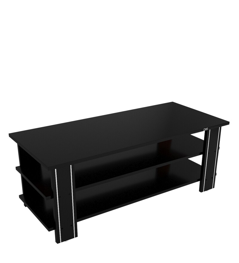 Buy Leonid Coffee Table in Black Finish by DAS Online Modern Coffee