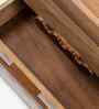 Le Dame Bedside With In Acacia Wood Finish
