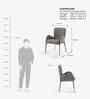 Le Dame Dining Chair In Ash Braid Finish