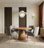 Le Dame 4 Seater Dining Table In Acacia Wood Finish