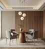 Le Dame 4 Seater Dining Table In Acacia Wood Finish