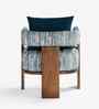 Le Dame Lounge Chair In New Teal  Finish
