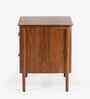 Le Roi Bedside With Jodhpur TPR On Knobs In Brown Finish