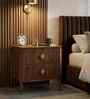 Le Roi Bedside With Jodhpur TPR On Knobs In Brown Finish
