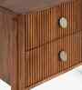 Le Roi Bedside With Jodhpur TPR On Knobs In Brown Finish