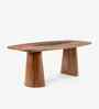Le Roi 6 Seater Dining Table In New Teal Light Finish