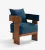 Le Roi Lounge Chair In New Teal  Finish