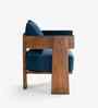 Le Roi Lounge Chair In New Teal  Finish