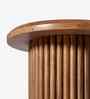 Le Roi Side Table In Acacia Wood Finish