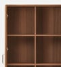 Leader Book Case in Leon Teak Finish With Lock