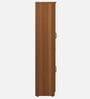 Leader Book Case in Leon Teak Finish With Lock