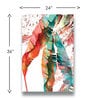 Leaf Multicolour Canvas Teakwood And MDF Framed People and Places Art Panels Set of 2