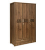 Leaf 3 Door Wardrobe in Wenge Finish