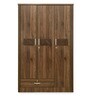 Leaf 3 Door Wardrobe in Wenge Finish