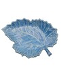Leaf Blue Ceramic Appetizer Platter