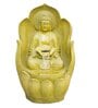 Leaf Buddha Lime Green Fiber Glass Indoor Fountain