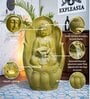 Leaf Buddha Lime Green Fiber Glass Indoor Fountain