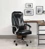 Leaf Leatherette Executive Chair in Black Colour Leaf Leatherette Executive Chair in Black Colour