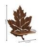 Leaf MDF Wall Shelf In Brown