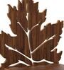 Leaf MDF Wall Shelf In Brown