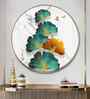 Leaf Of Serenity Acrylic Round Wall Art