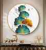 Leaf Of Serenity Acrylic Round Wall Art