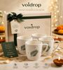 White Leaf Print Ceramic Coffee Mug 400ML