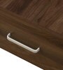 Leaf Queen Size Bed with Storage in Wenge Finish