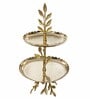 Leaf Two-Tier Serving Stand