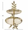 Leaf Two-Tier Serving Stand