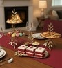 Leaf Two-Tier Serving Stand