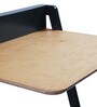 Leaning Eco Writing Table Natural Birch & Grey Colour