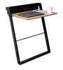 Leaning Eco Writing Table Natural Birch & Grey Colour