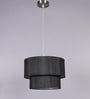 Black Fabric Single Hanging Lights