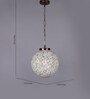 White Glass Single Hanging Lights