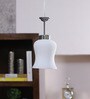White Glass Single Hanging Lights